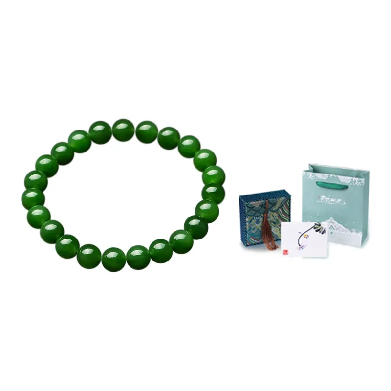 Cardamom Time Hetian Jade Bracelets Jasper Unisex-6