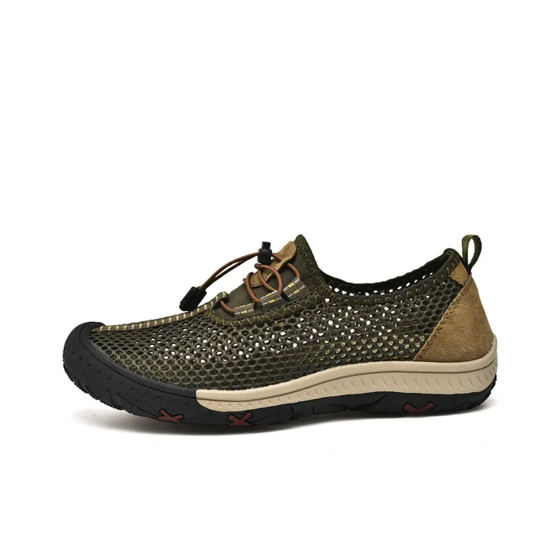 Season Ram Men's Casual Shoes Men Low Top Black/Gray/Green-8