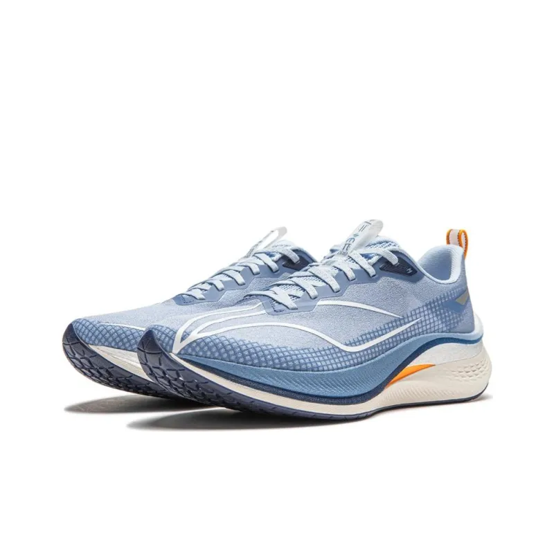 LiNing Red Hare 7 Pro Cushioning Anti-Slip And Wear-Resistant Low-Top Running Shoes Men's Blue-2