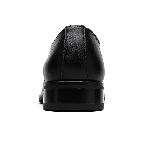 Romon Dress Shoes Men Low Top Black-3
