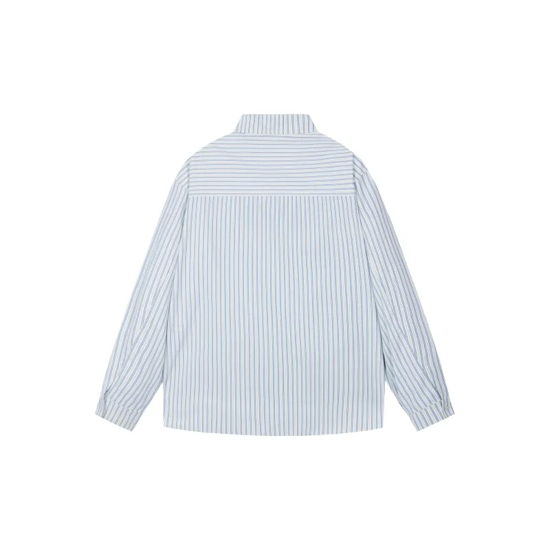 ICONS Lab Shirts Unisex Blue White Stripes-1