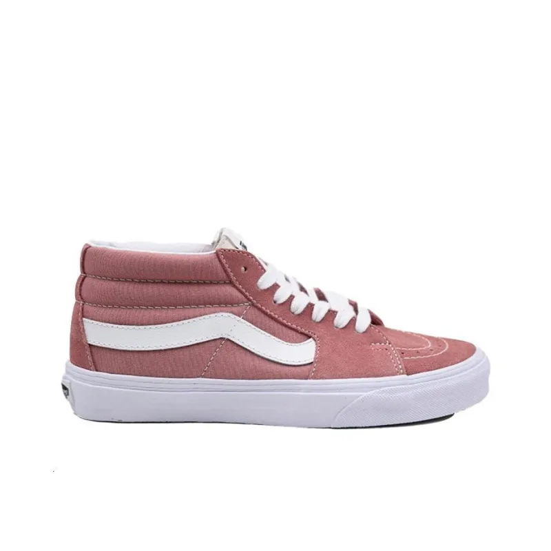 Vans Sk8 Mid Pink Unisex Rose Red-1