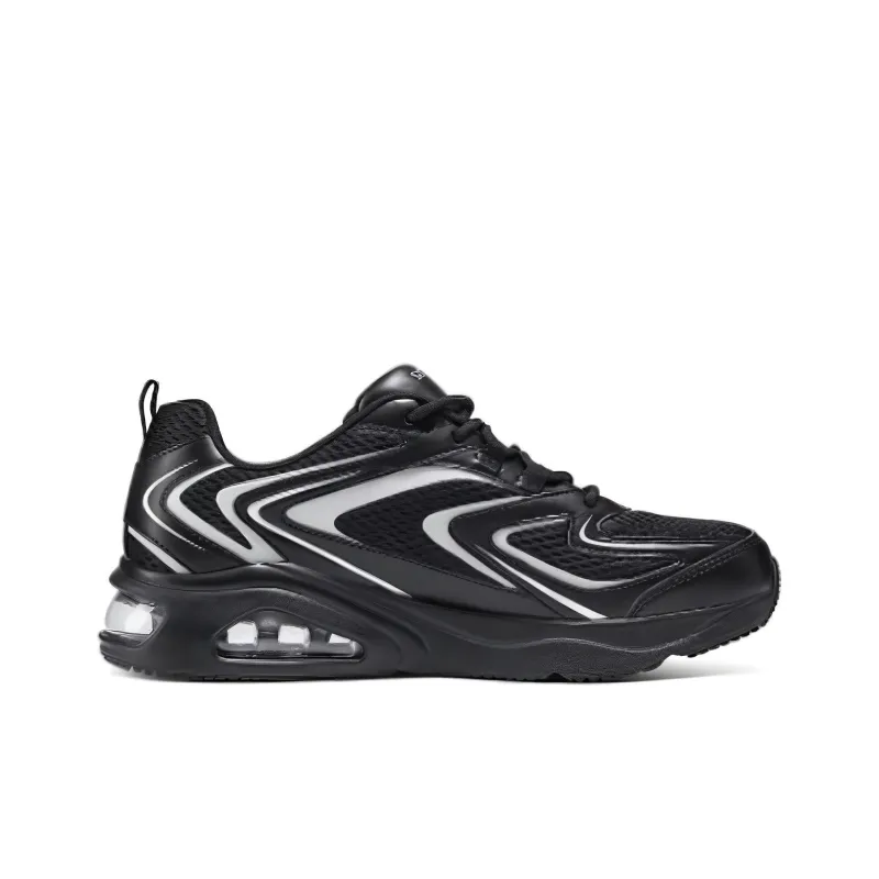 Skechers Uno Anti Slip And Wear Resistant Breathable Low Top Casual Shoes Men's Black-1