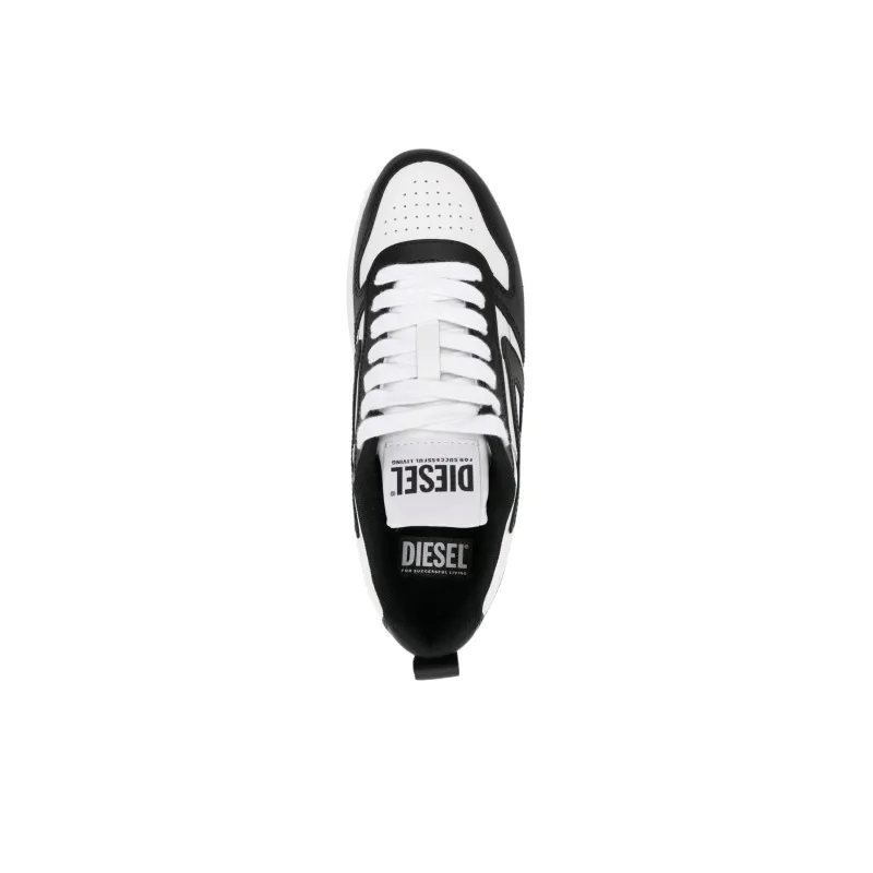 DIESEL Low Top Skateboard Shoes Women's Black-3