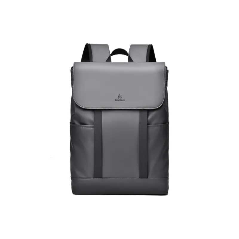 HACIN Oxford Backpack Regular Unisex Black/Gray-3