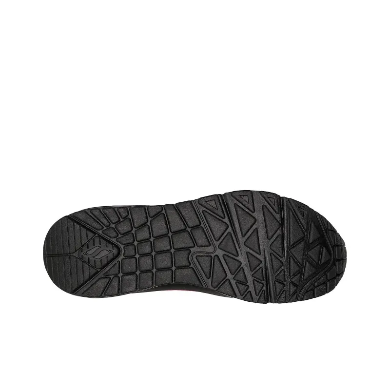 Skechers Cushioning Anti Slip And Wear Resistant Low Top Running Shoes Women's Black Pink-4