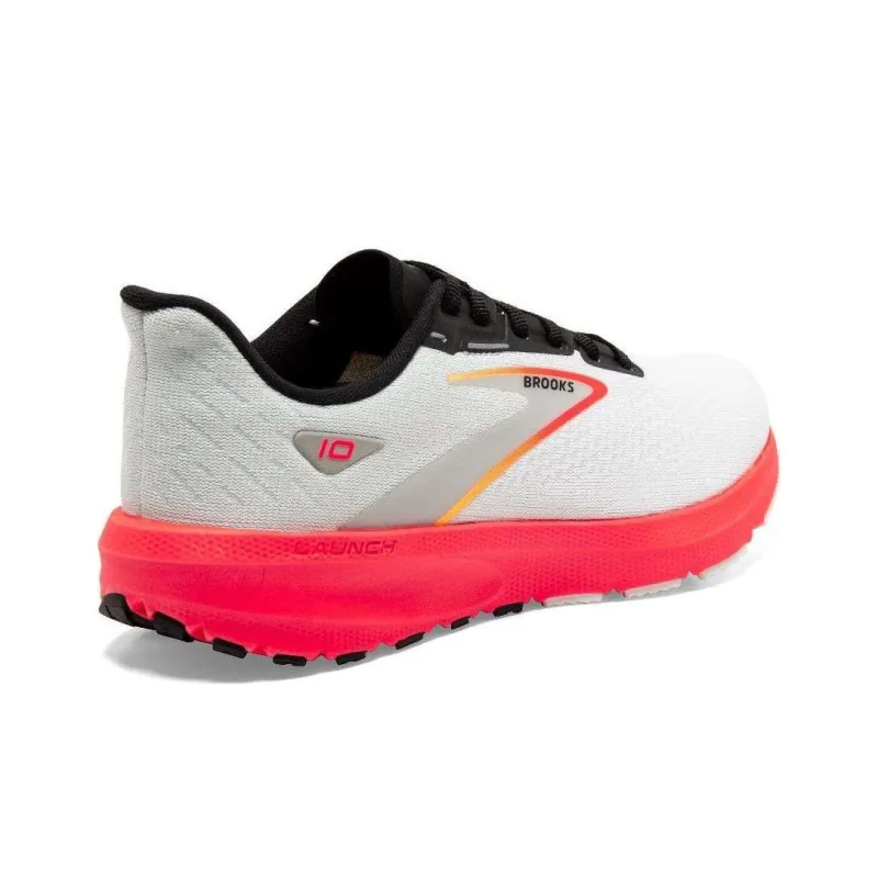 Brooks Launch 10 'White Fiery Coral'-2