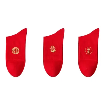 CARTELO Mid-Calf Socks Men's Red