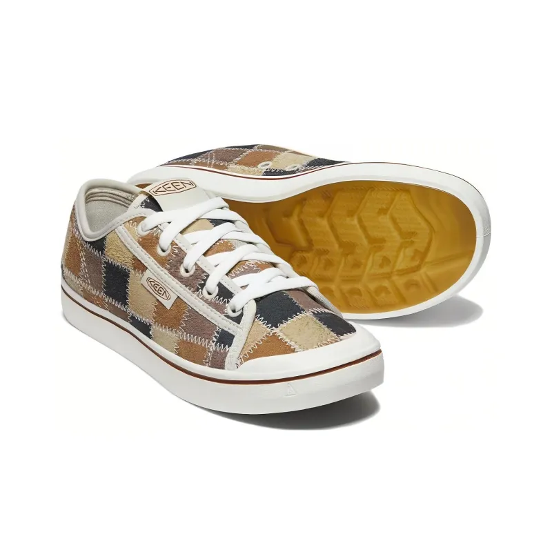 KEEN Elsa Lite HARVEST SNEAKER LEA Warm Slip-Resistant Low-Top Skateboard Shoes Women's Brown-3