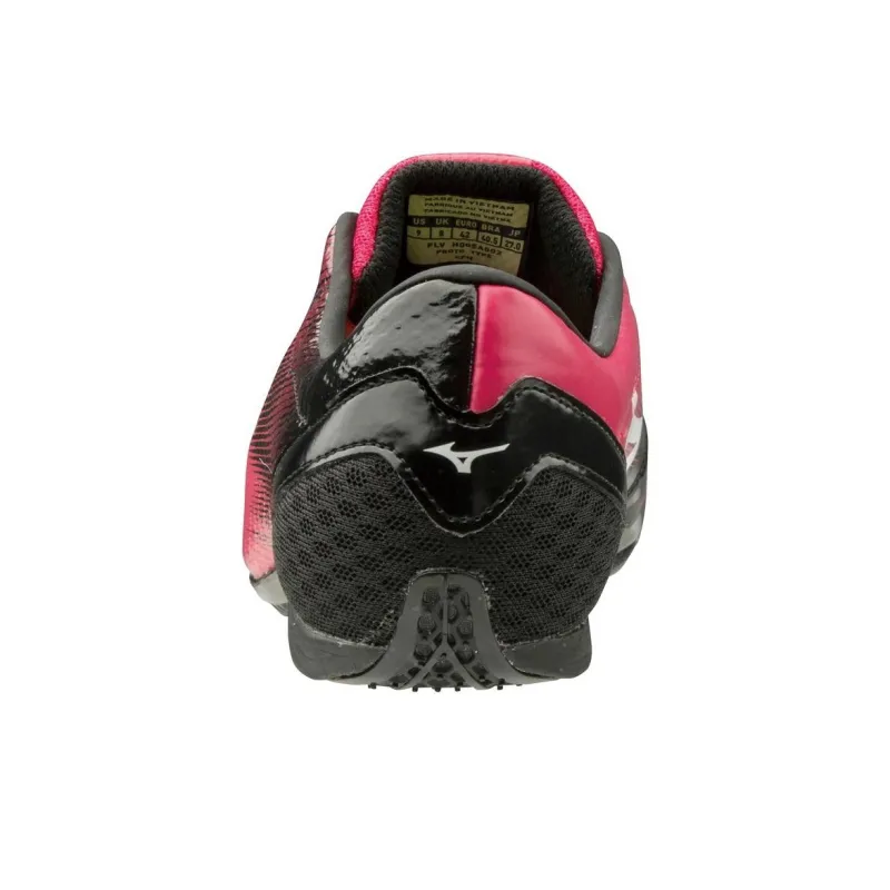 Mizuno Cushioning Wear-Resistant Low-Top Running Shoes Unisex Red Black-3