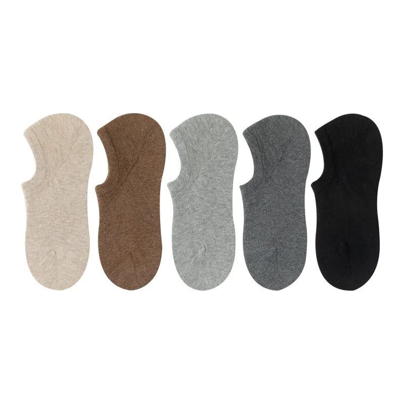 XXLLG No Show Socks Men's 5 Pack-3