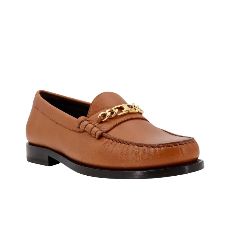 CELINE Loafers Women's Brown-2