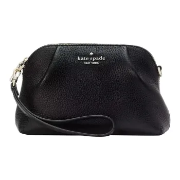 Kate Spade Leather Shoulder Bag Crossbody Bag Women's Black
