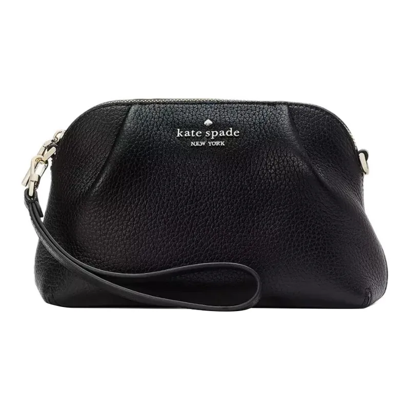 Kate Spade Leather Shoulder Bag Crossbody Bag Women's Black-0