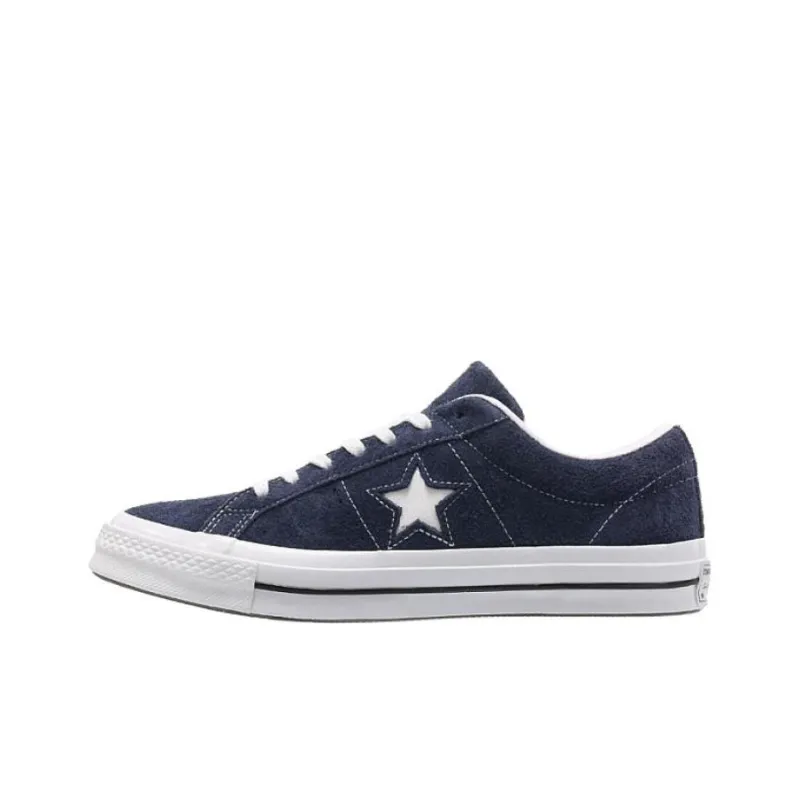 One Star Converse Ox Premium Suede 'Dark Blue'-0