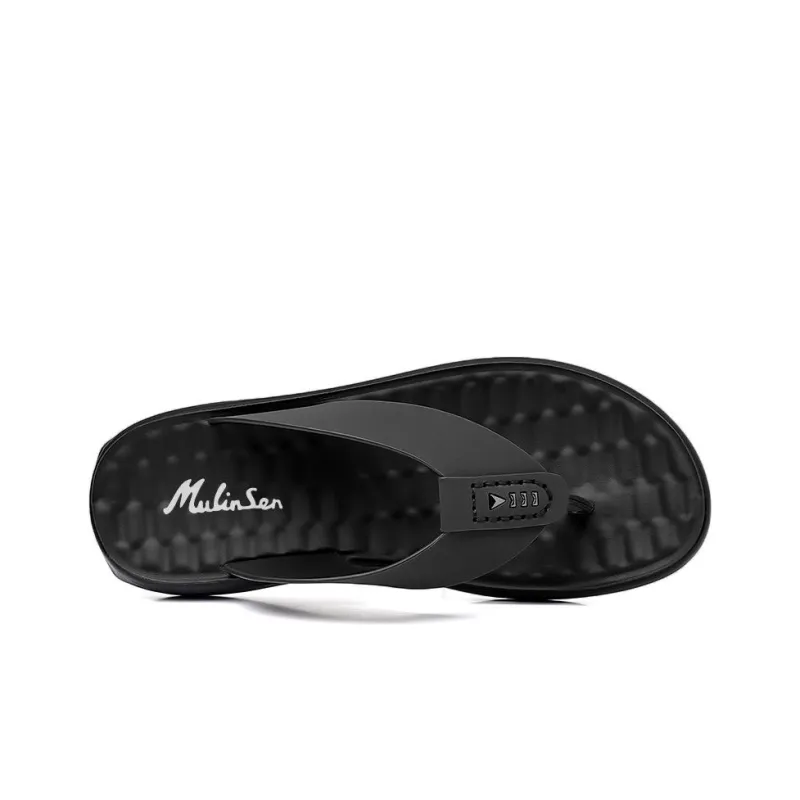 Mulinsen Flip Flops Men's Black-2
