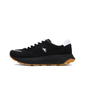 TSUBO CR Original&Collection Slip-Resistant Breathable Low-Top Casual Shoes Unisex Black