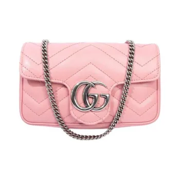 GUCCI GG Marmont Quilted Leather Shoulder Bag, Crossbody Bag Women's