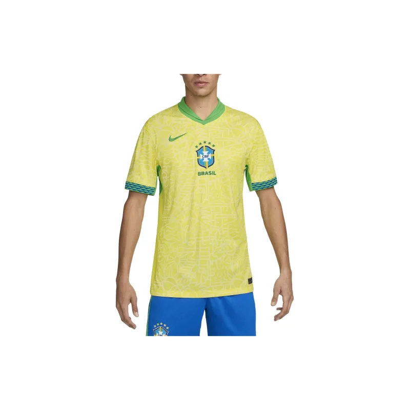 Nike Brazil 2024 Stadium Home Men's Nike Dri FIT Soccer Replica Jersey-2