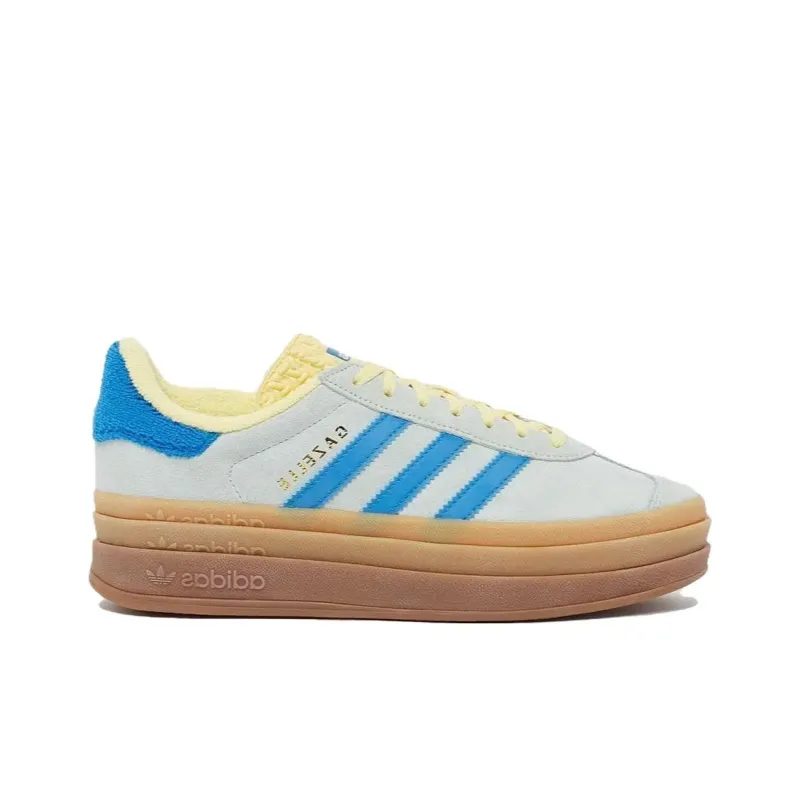 Adidas Gazelle Bold Almost Blue Yellow Women's-1