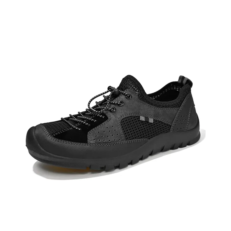 Season Ram Casual Shoes Men Low Top Black/Brown-1