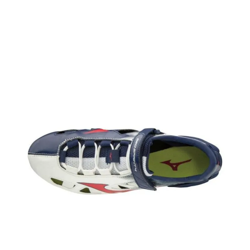Mizuno GEO SPRINT 4 Cushioning Wear-Resistant Low-Top Running Shoes Unisex Red Blue White-2