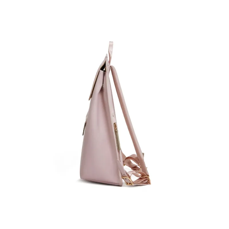 Y.U.M.C. Artificial Leather Backpack Medium Size Women's Khaki Black/Pink/Burgundy-21