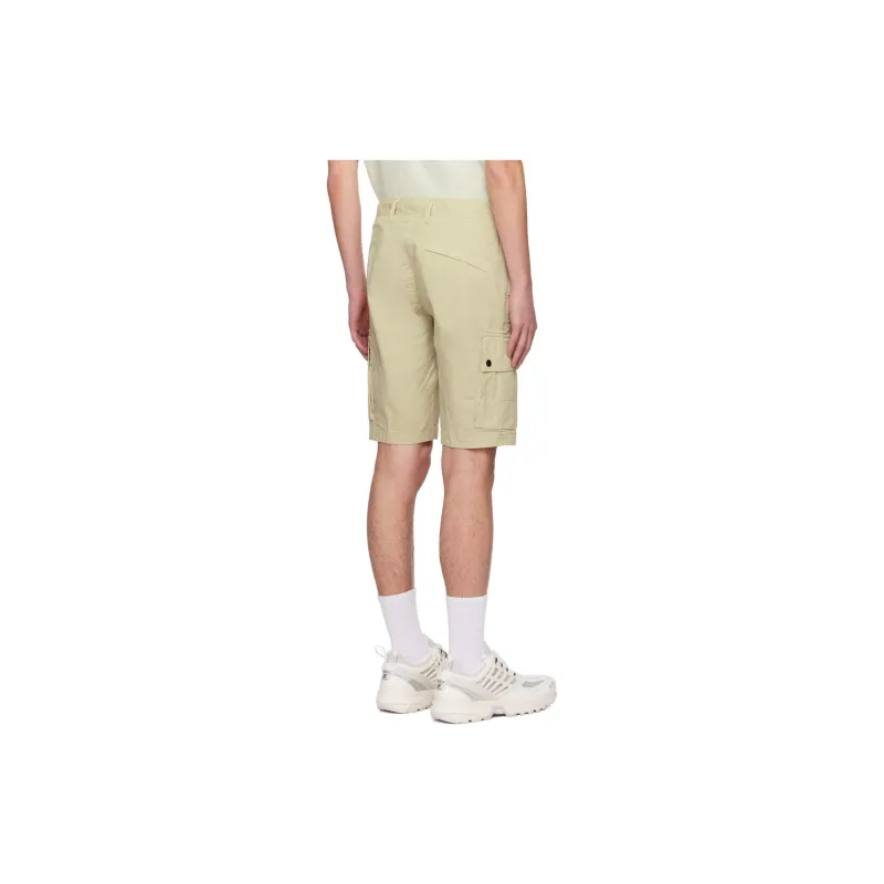 STONE ISLAND Compass Patch Knee Length Cargo Shorts-1