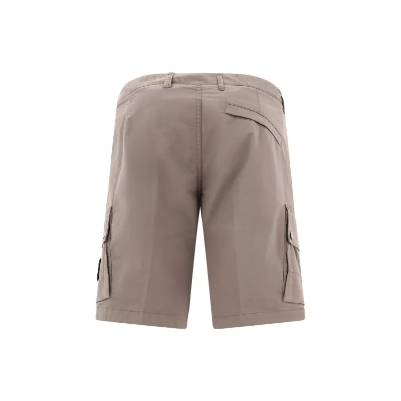 STONE ISLAND Cargo Shorts Men's Gray-1