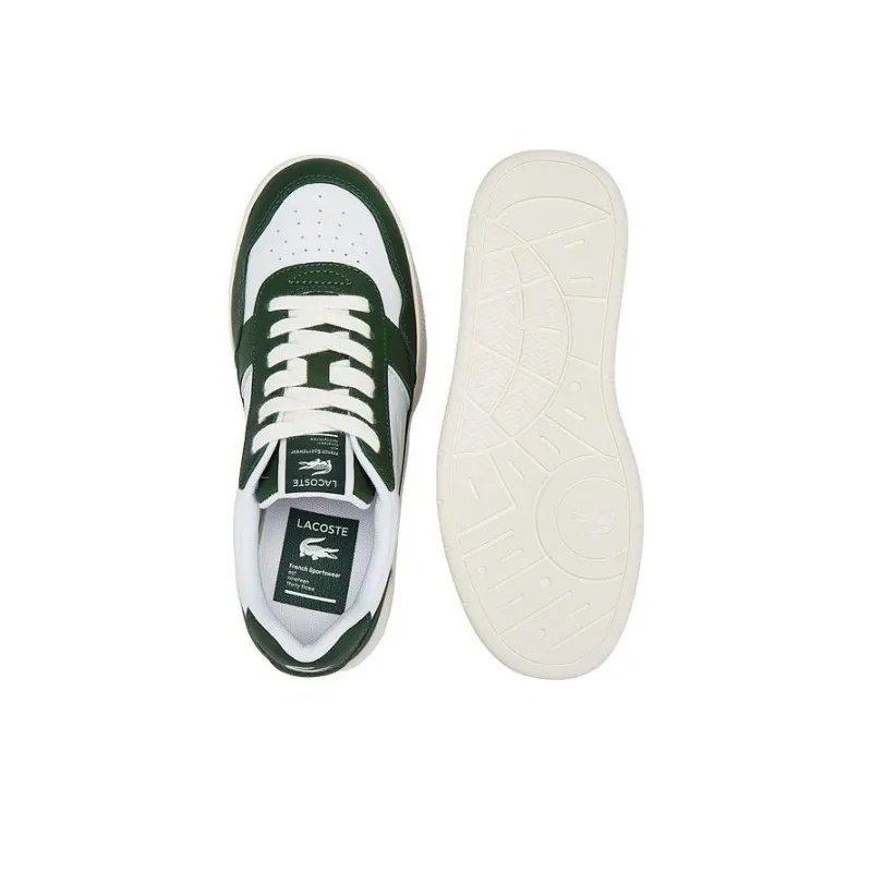 LACOSTE Low Top Skateboard Shoes Women's White-3