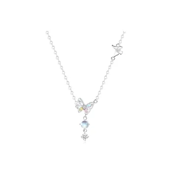 MISS TOOYA Sterling Silver Necklaces Unisex