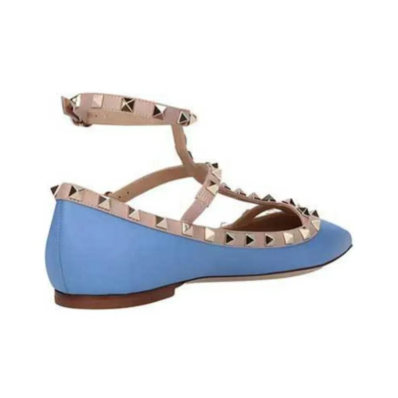 Valentino Casual Single Shoes Women's Blue-1