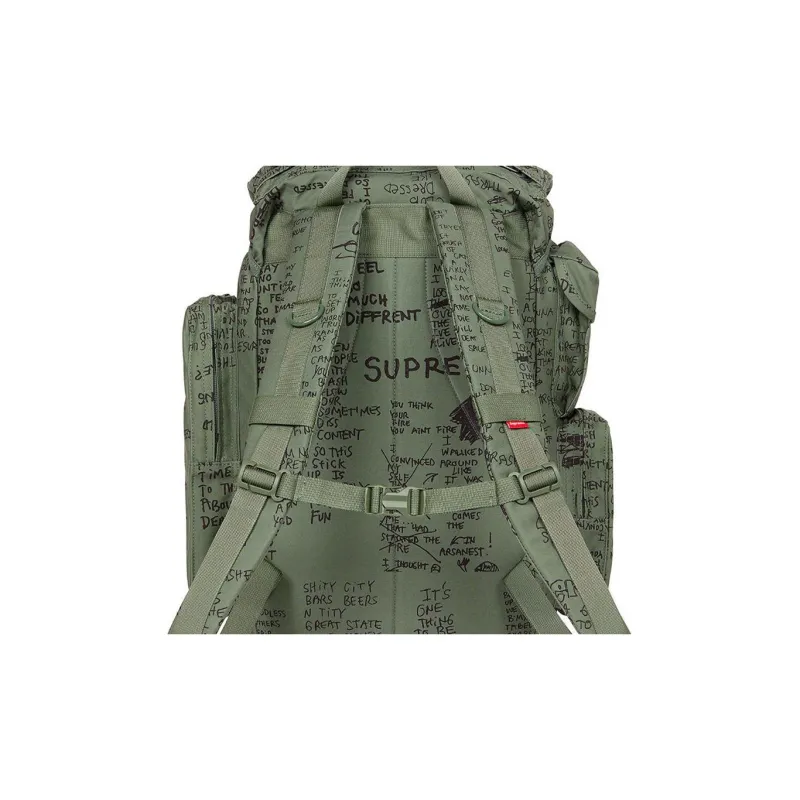 Supreme Nylon Cotton Backpack Regular Unisex Green-4