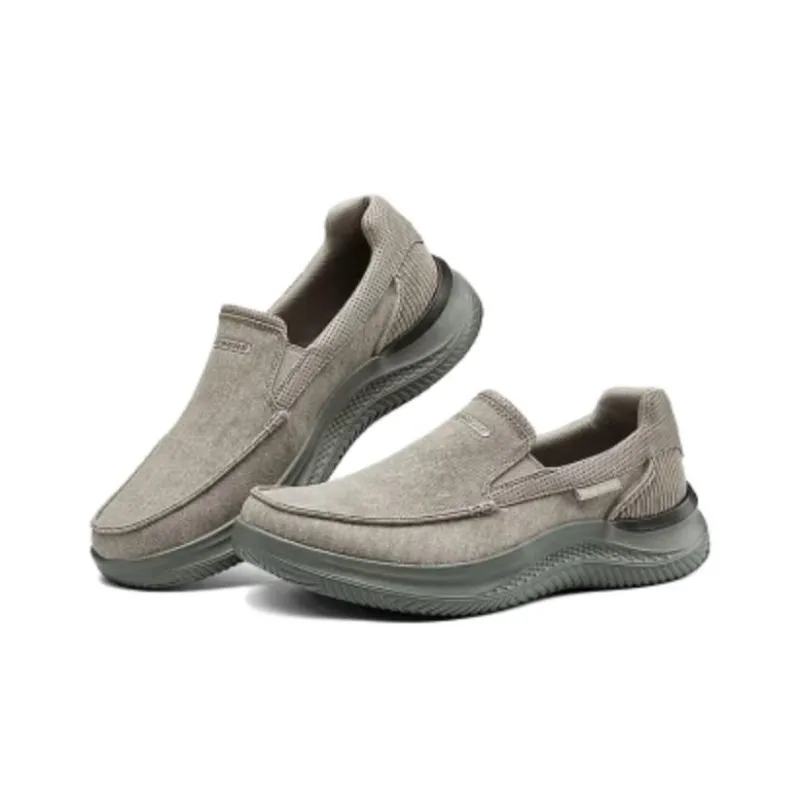 Skechers SKECHERS MENS USA Breathable Quick Dry Low Top Casual Shoes Men's Taupe-2
