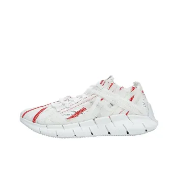 KANGHYUK x Reebok Zig Kinetica Cushioning Anti-Slip And Wear-Resistant Low-Top Running Shoes Unisex White Red