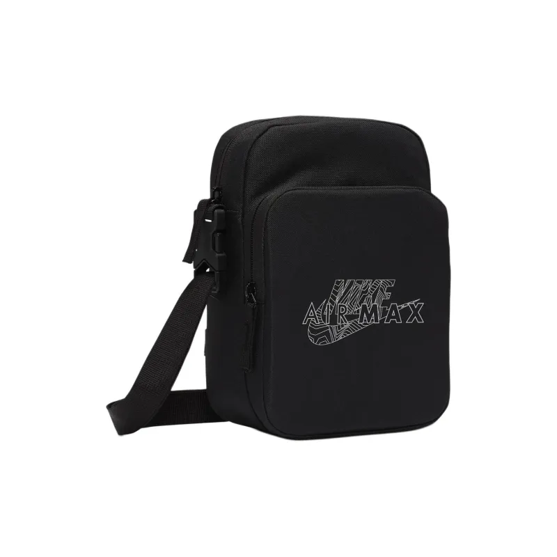 Nike Polyester Shoulder Bag, Crossbody Bag Unisex Black-1