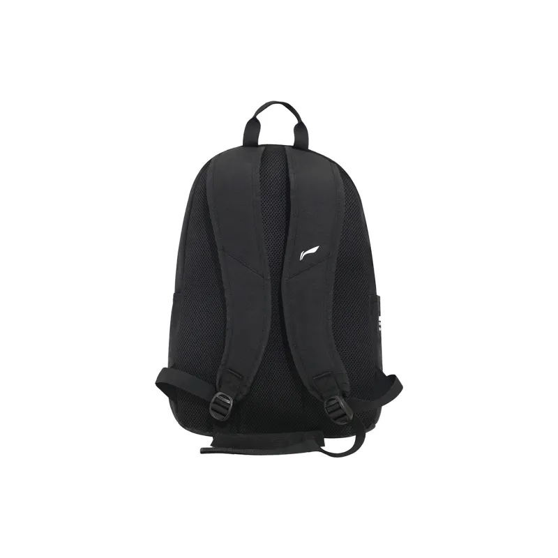 LiNing Sports Life Collection Polyester Backpack Unisex Black-3