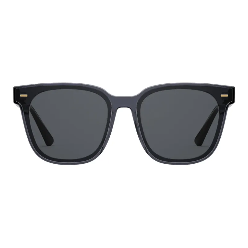 PARZIN Square Sunglasses Unisex Black-4