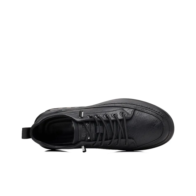 Mulinsen Low-Top Skateboard Shoes Men's Black-1