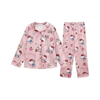 GUKOO x Hellokitty Pajama Set Women's Oak Pink
