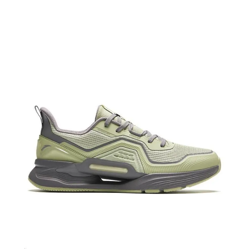 Anta Slip Resistant Low Top Running Shoes Men's Green-1