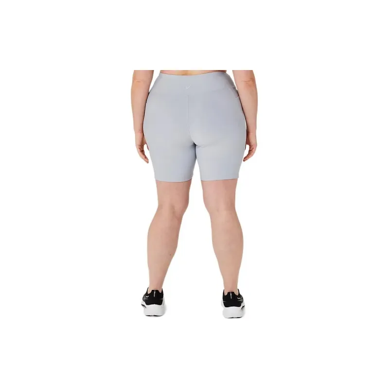 Asics Rib Bike Short Casual Shorts Women's Gray-1