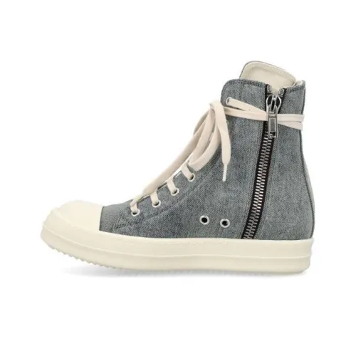 Rick Owens DRKSHDW Distressed Denim Sneakers