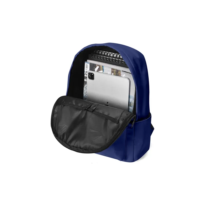 TURN UP Polyester Backpack Regular Unisex Blue-3