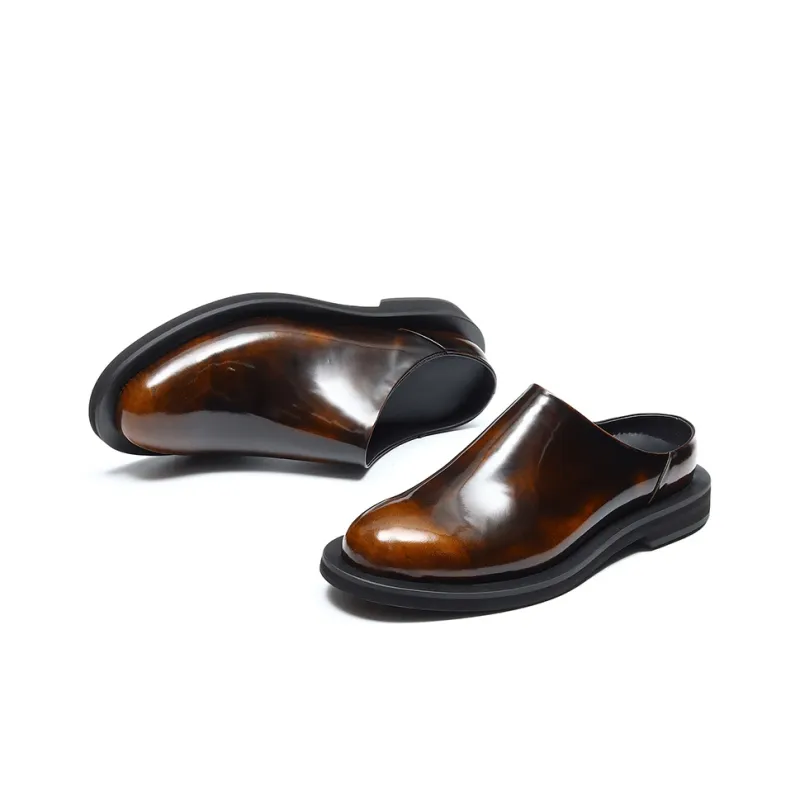 ASTON M.JAZZ Rubber Sole Wrap toe Slippers Men's-11