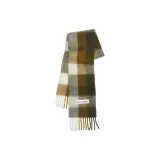 Acne Studios Checked Fringed Edge Scarf