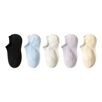 AUGUST No Show Socks Women's 5 Pack