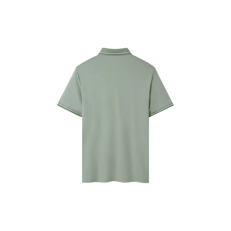 HLA Polo Shirts Men Light Green T8-1