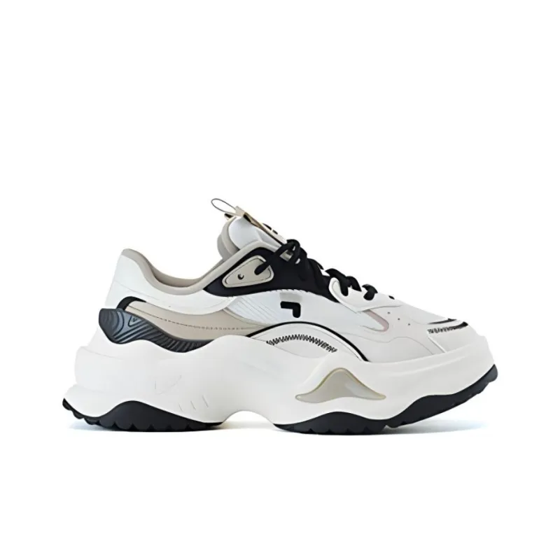 FILA FUSION Bianco Ii Sneakers 'White Beige Black' Women's-1