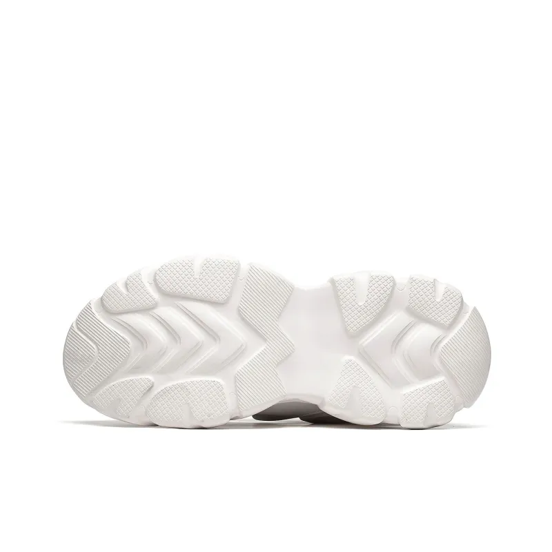 15 MINS Chunky Sneakers Men Low Top White-2